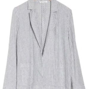 Workshop Republic Clothing Striped Blazer - Black and White